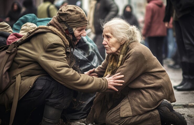 Какие проблемы и несчастья, что принесла населению война в Украине, испытывают на себе престарелые граждане?